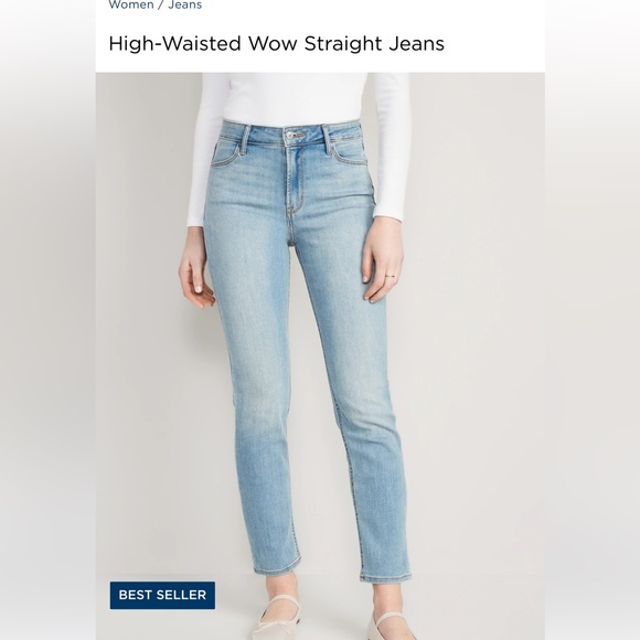 Old Navy Denim - Old Navy High-Waisted Wow Straight Jeans